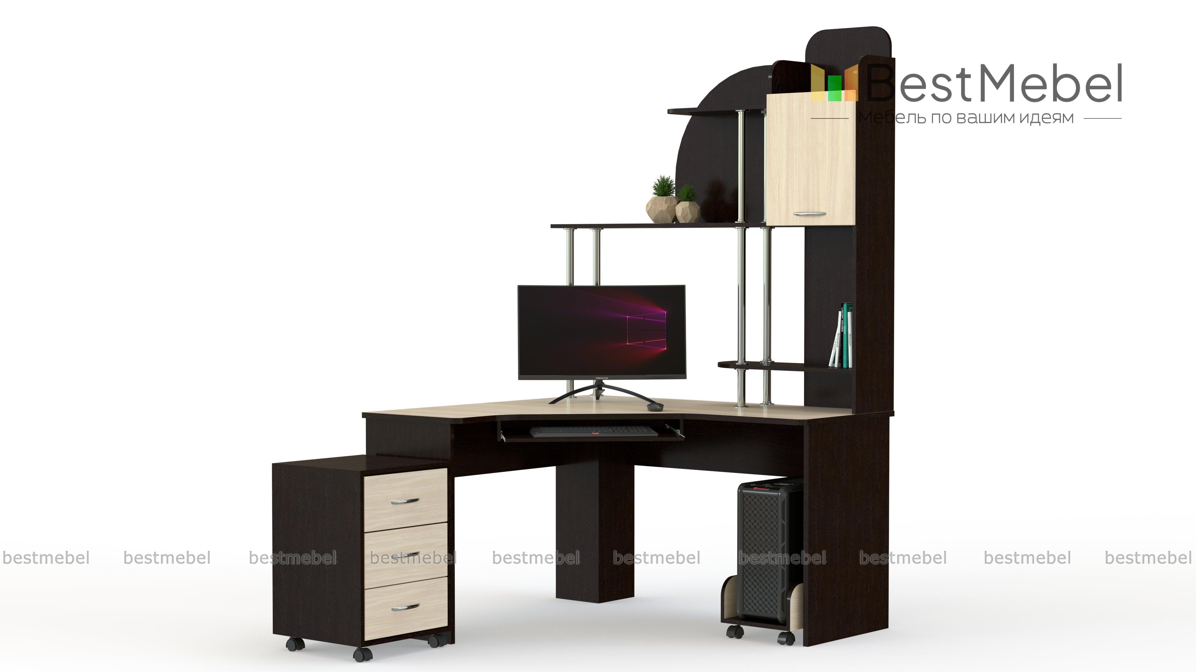 Компьютерный стол Пресли СК-23 BMS - Фото