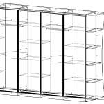 Схема сборки Шкаф-купе Навахо 5 BMS