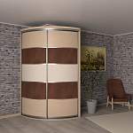 Радиусный шкаф-купе Дона РП-4 BMS - Фото 1