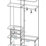 Схема сборки Прихожая Марри 3 BMS