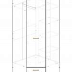 Схема сборки Угловой шкаф Вива BMS