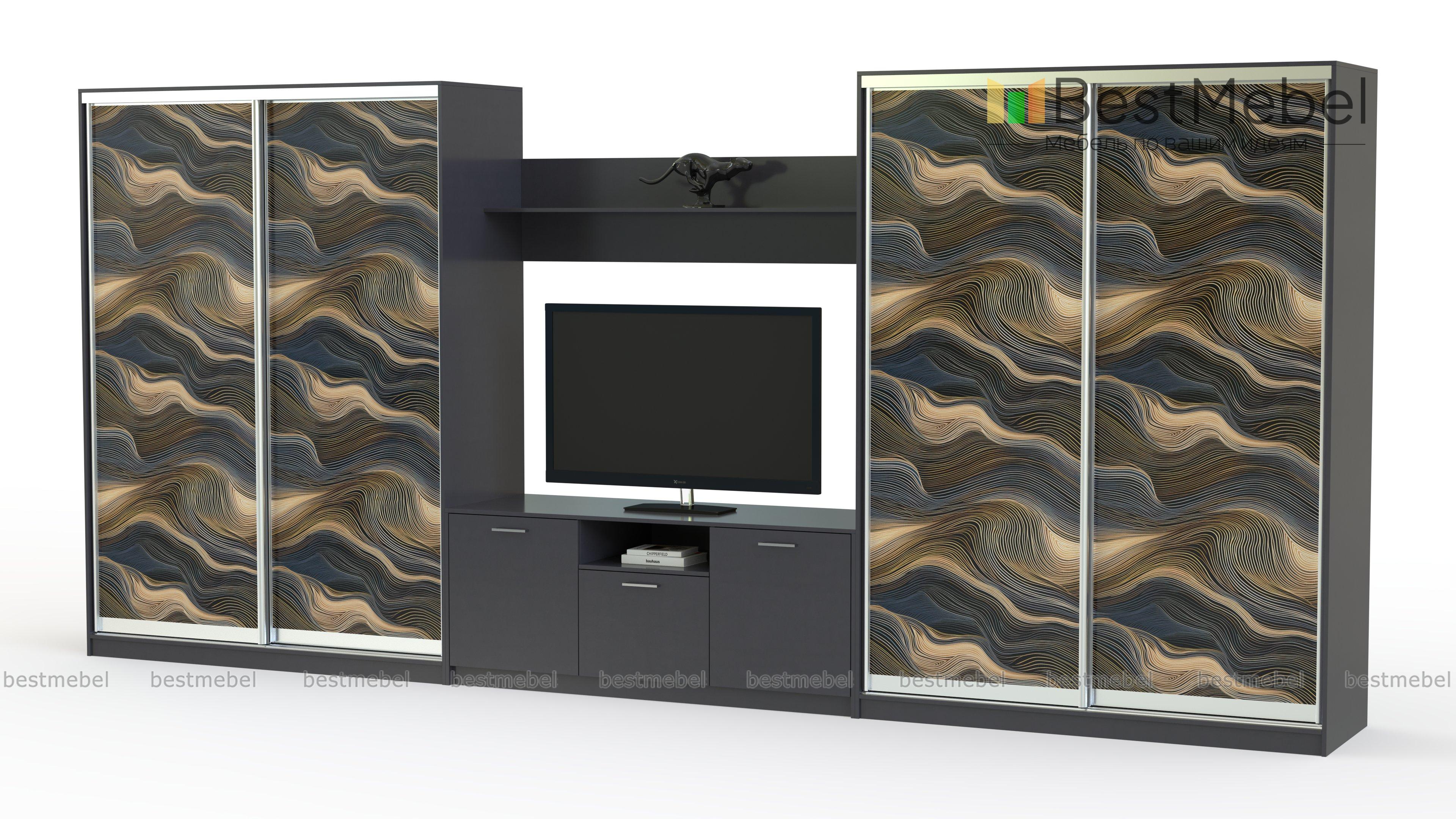 Шкаф-купе двойной Сити 24 BMS - Фото