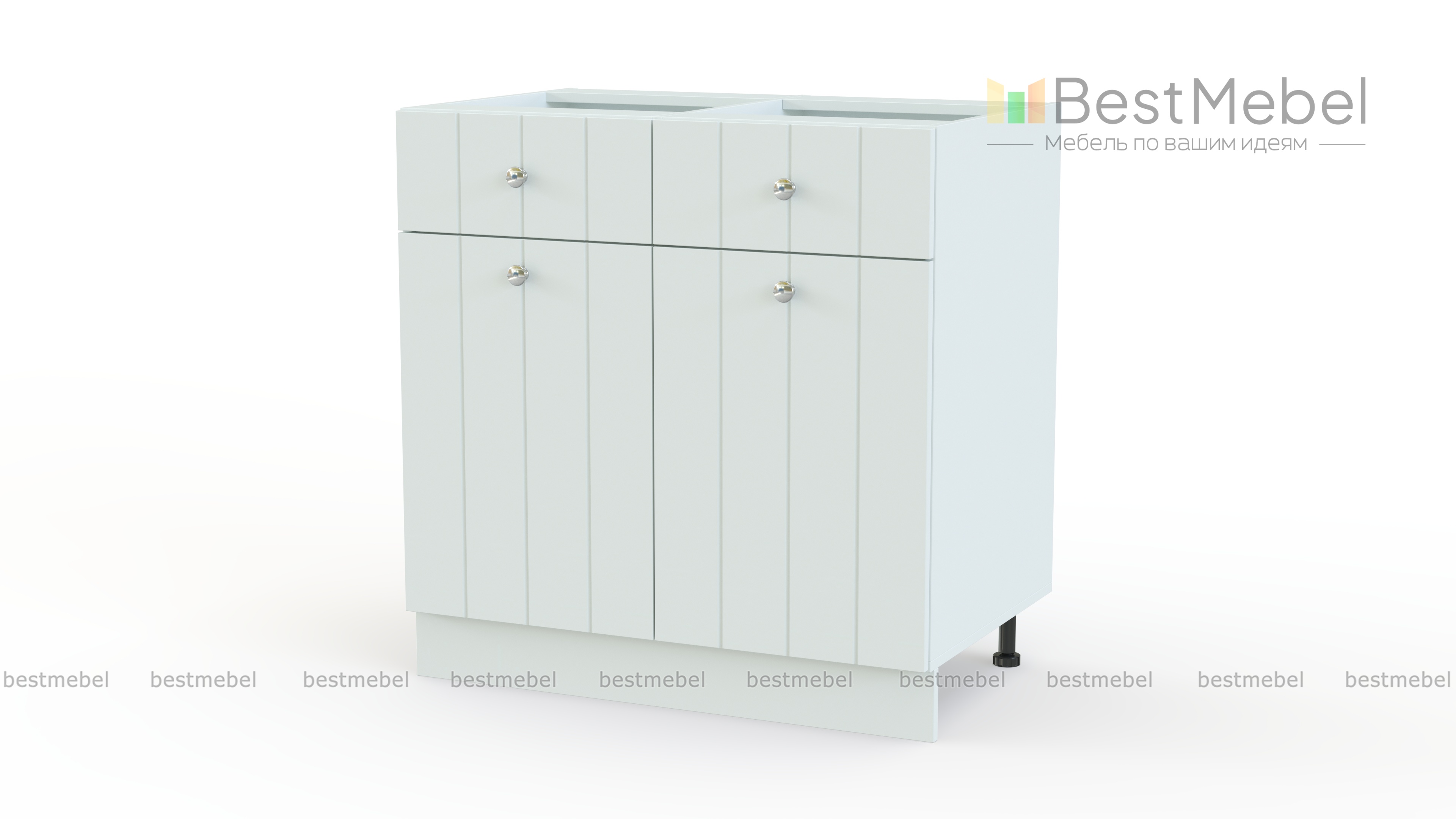 Шкаф нижний с 2-мя дверцами и 2-мя ящиками Прованс BMS