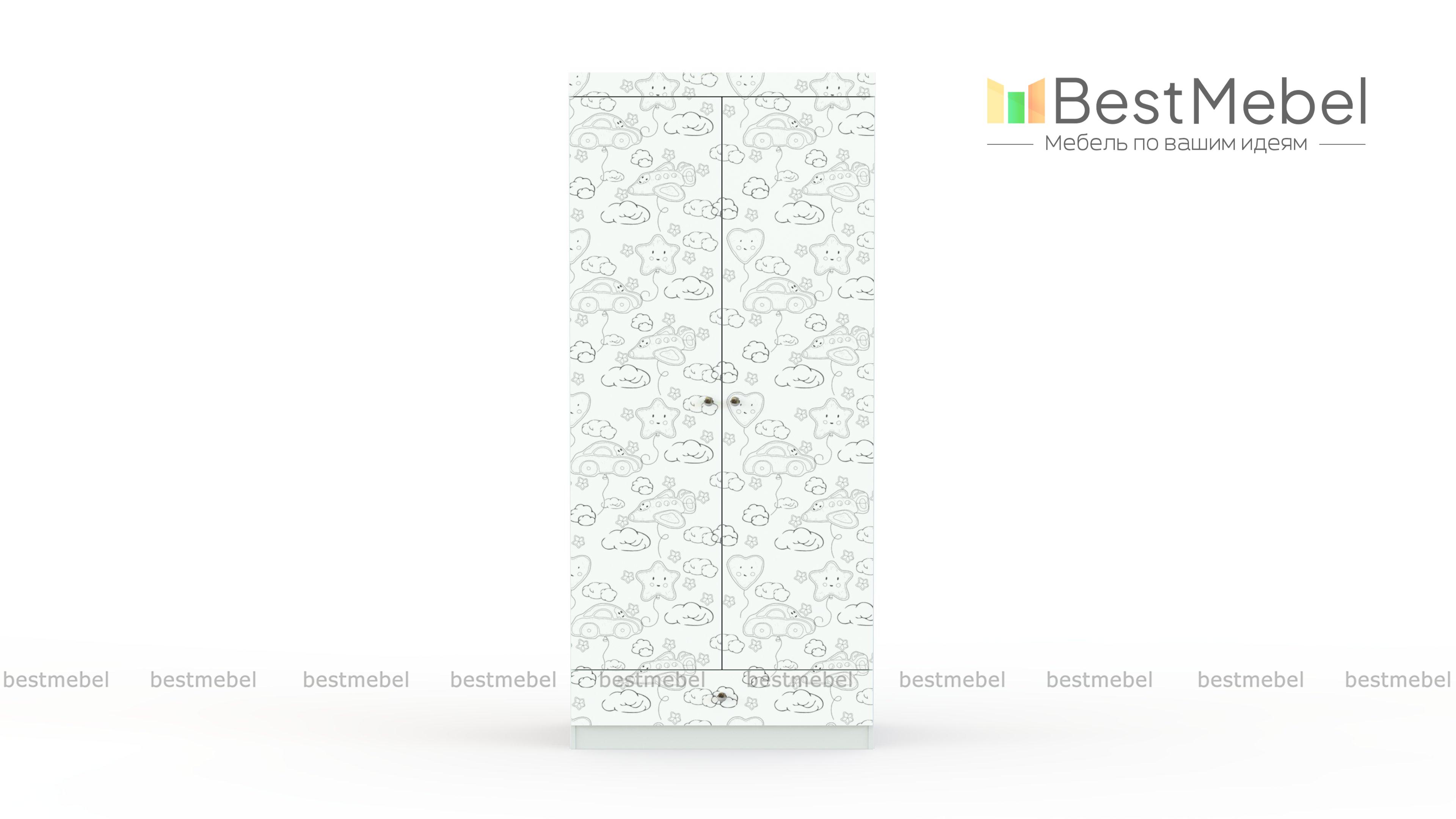 Шкаф 2-х дверный Angel BMS - Фото