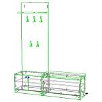 Схема сборки Прихожая Металлик BMS