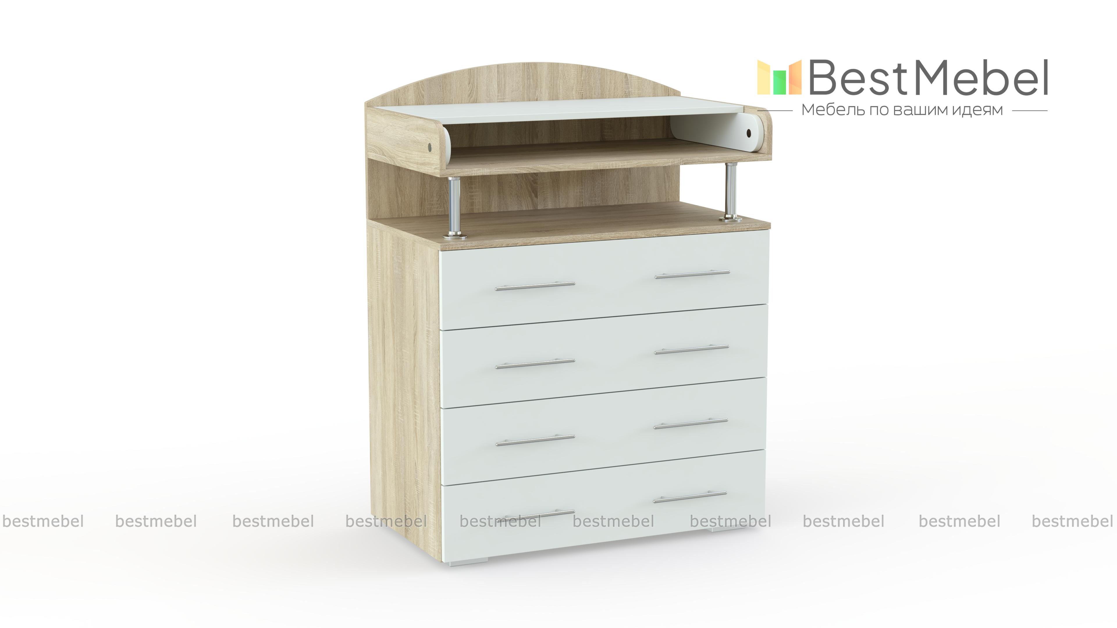 Комод пеленальный Луи Нео 6 BMS - Фото