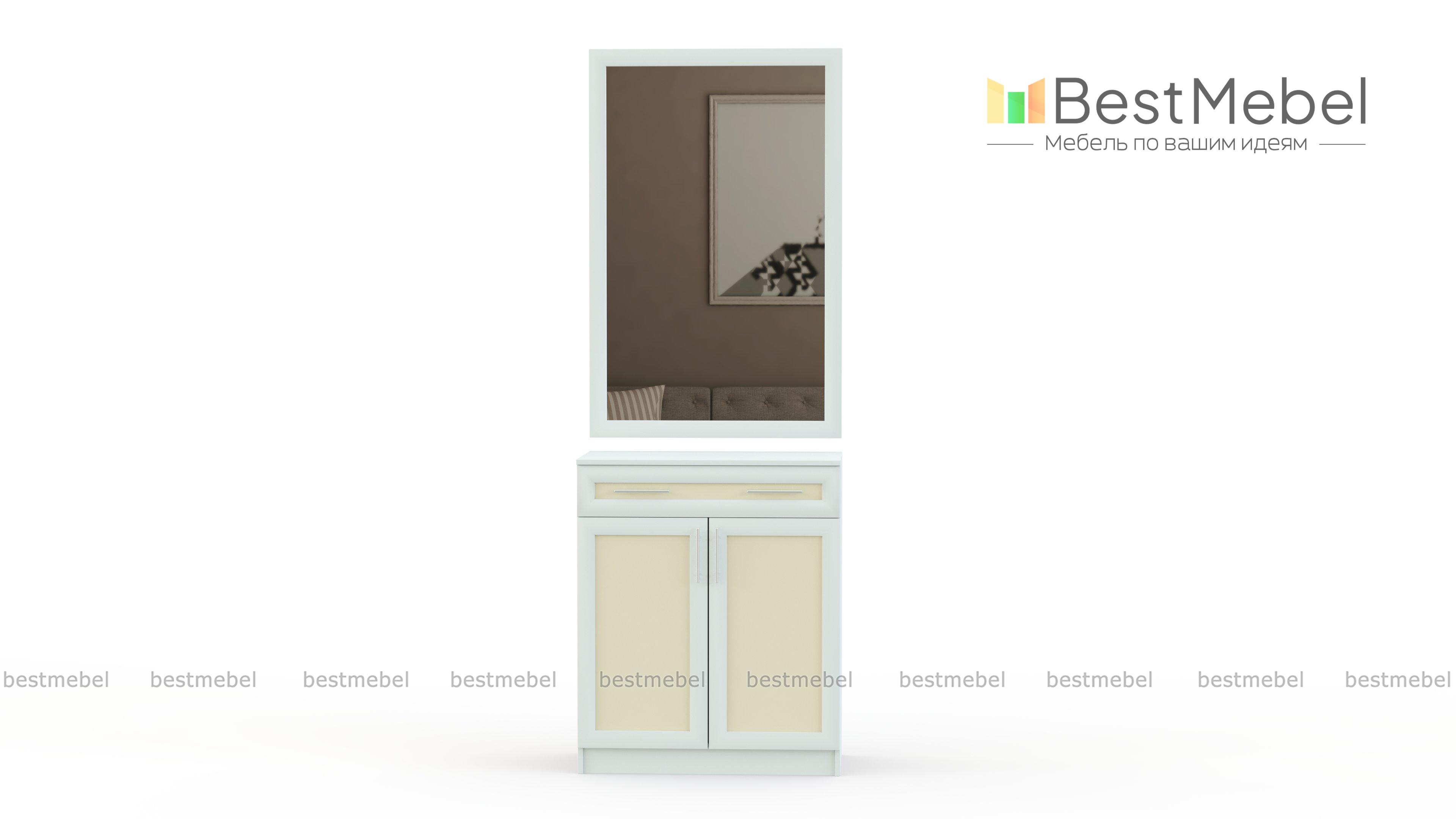 Тумба с зеркалом Лора BMS - Фото