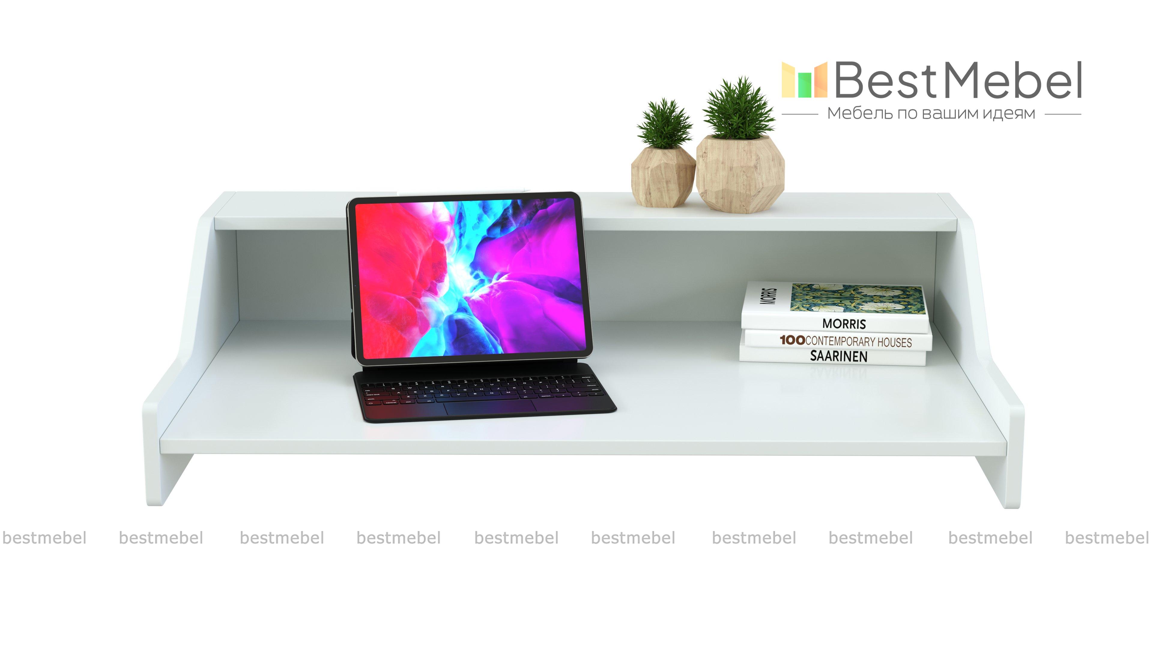 Стол письменный навесной Призма 11 BMS - Фото