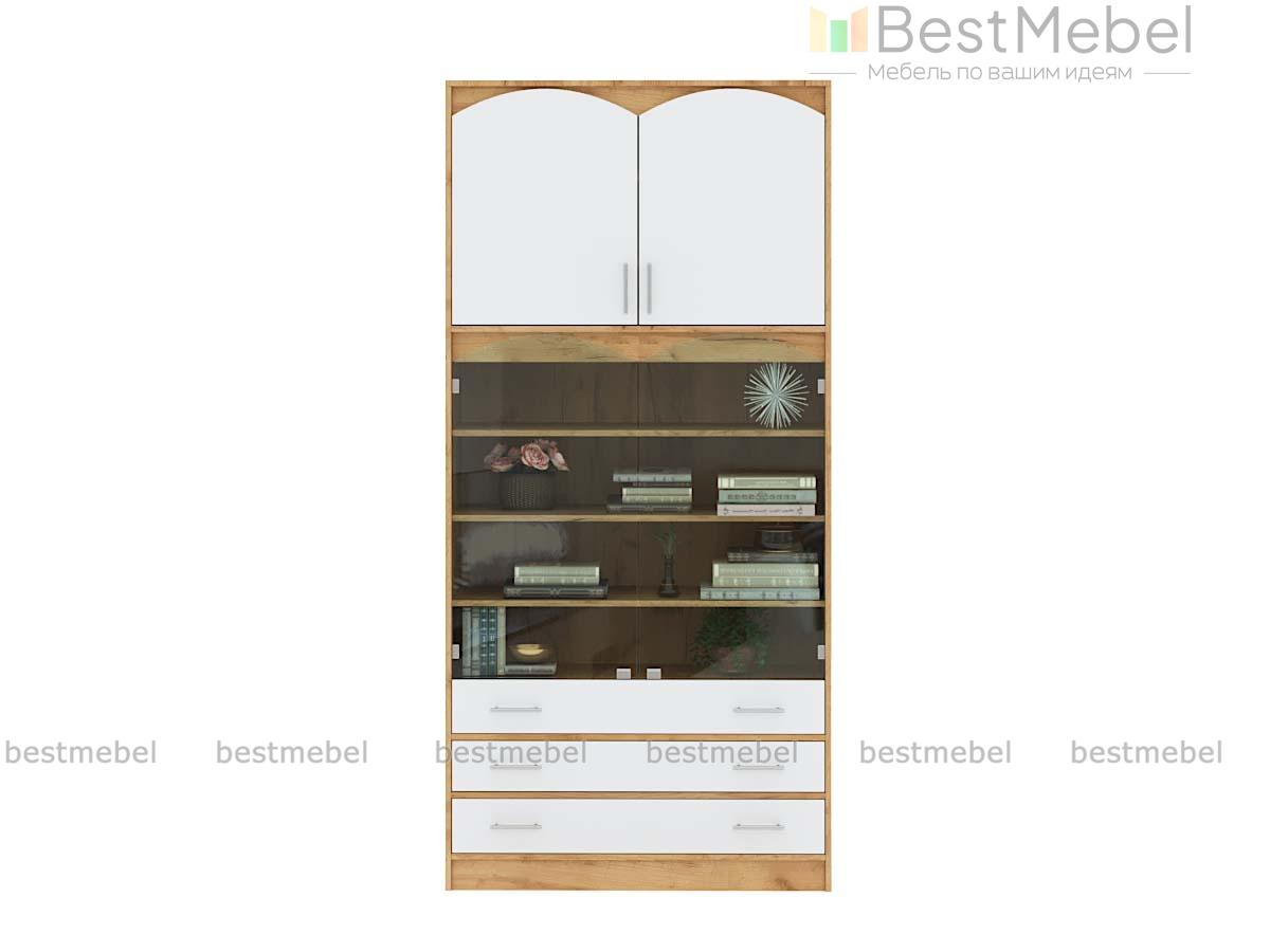 Шкаф с витриной ШВ-1 Атлантида BMS - Фото