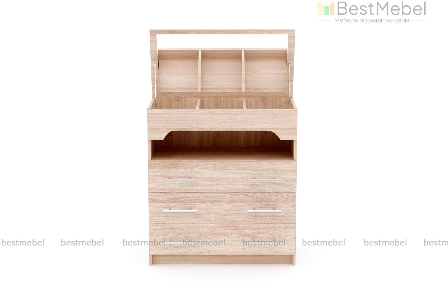 Комод с зеркалом НМ 013.71-02 Браво BMS - Фото