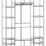 Схема сборки Шкаф-купе №219 BMS