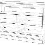 Схема сборки Тумба под ТВ Прато BMS