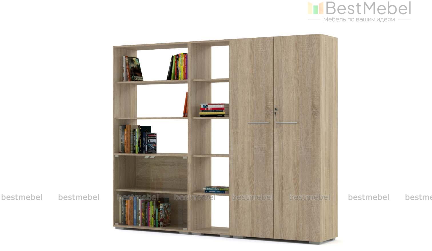 Шкаф-стеллаж Кармен 2 ВMS - Фото