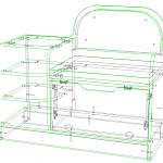 Схема сборки Обувница Лидер 4 BMS
